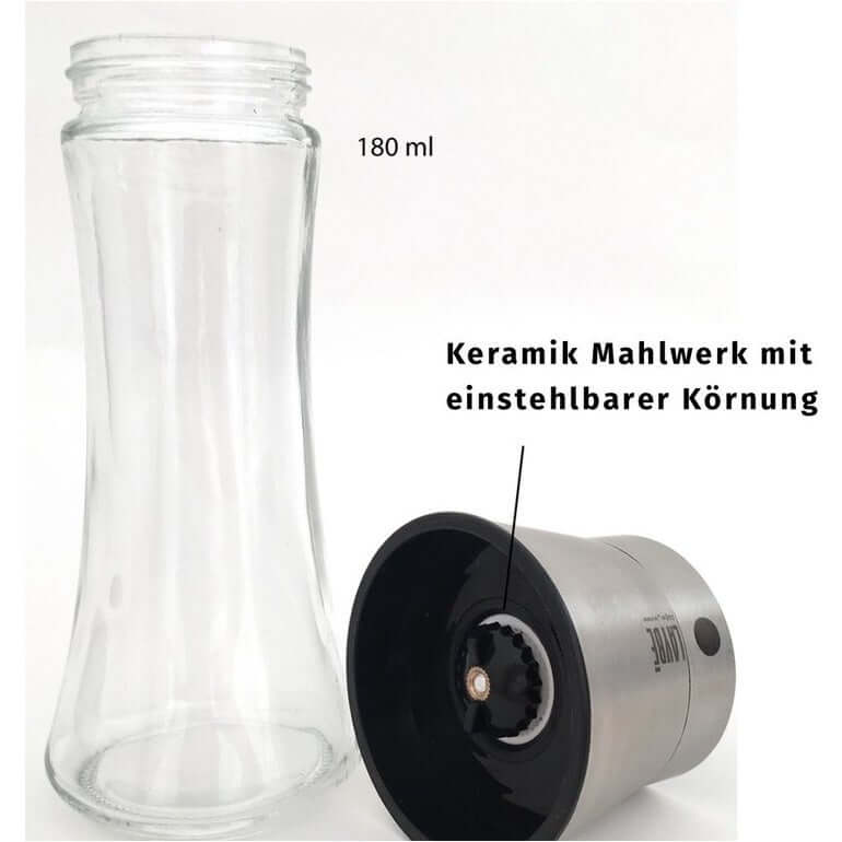 LAYBÉ Salz- & Gewürzmühle Edelstahl Technik